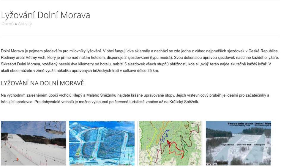 Sport Apartman Dm Dolni Morava Exterior photo